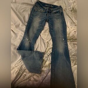 American Eagle Outfitters Blue Flare Jeans